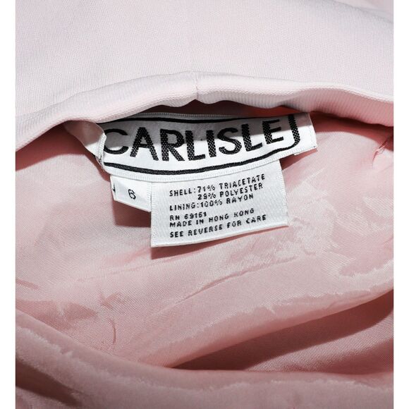 Pink High Waisted Trousers Women Tailored Wide Leg Dress Pants Office - Picture 3 of 3